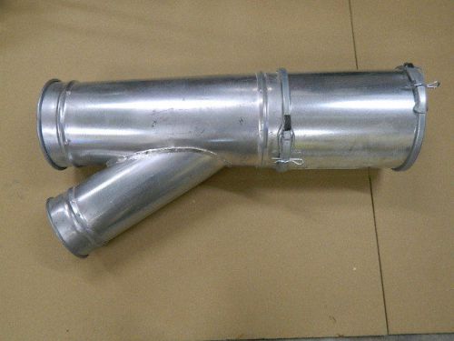 9&#034;-6&#034;-8&#034; 30 deg. wye, 9&#034; nipple &amp; 2 9&#034; clamps for nordfab quick-fit duct for sale