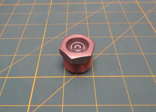 3/4&#034; npt metal sight glass window / sight flow indicator for sale