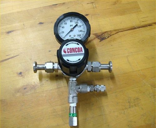 Concoa Pressure Regulator - Model 425001-000 w/ Span Instruments LFS-212 Gauge