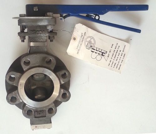 2&#034; 300# 316L Butterfly valve with manual lever