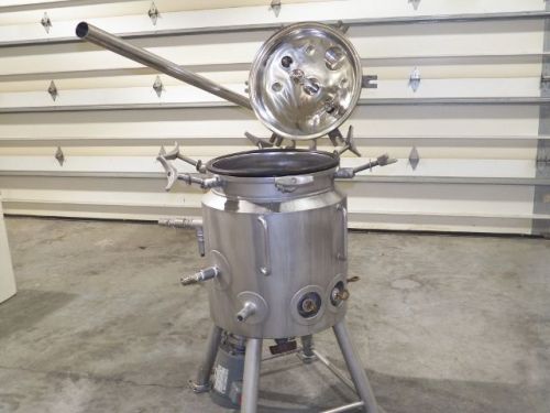 Pressure Reactor tank 20 gallon Stainless Steel jacketed 60 psi 300F