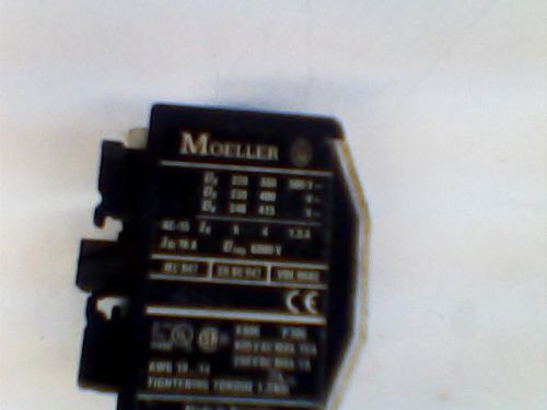 MOELLER AC-15 AUXILIARY CONTACT USED          id6167/6-3