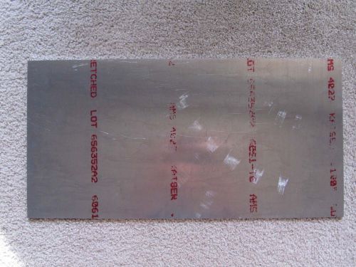 6061-t6 aluminum sheet. approx. dimensions: 24&#034; x 12&#034; x 0.189&#034; for sale