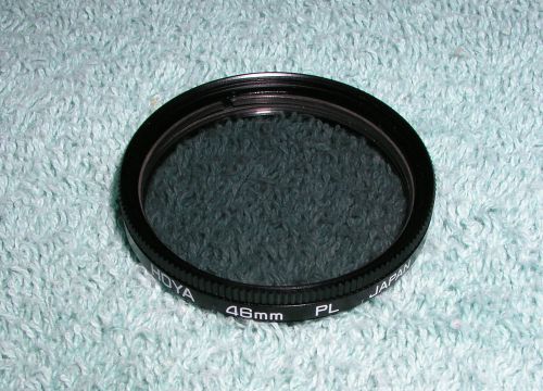New hoya 46 mm round pl polarizer lens for sale
