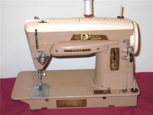 Heavy duty singer 403a sewing machine w/cams and attachments for sale