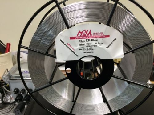 aluminum welding wire 4043 mig .035 diameter 13 pound spools made in USA