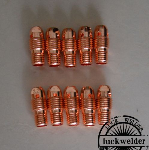 10pcs 13N29 3.2mm 1/8&#034; Collet Body Electrodes Fit WP-9 20 TIG Welding Torch