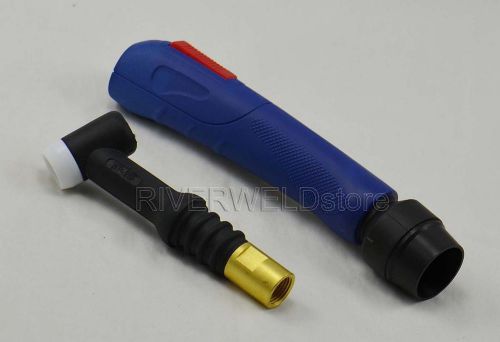 WP-26F SR-26F TIG Welding Torch Head Body Flexible Euro style, 200Amp Air-Cooled
