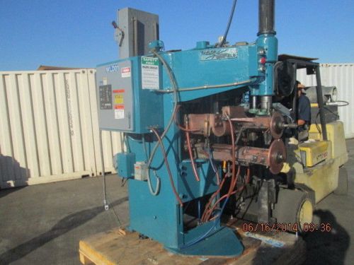 Taylor winfield 200 kva seam welder w/ late entron em 1000 control (oc432) for sale
