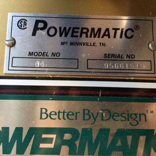 Powermatic 66 10&#034; Table Saw