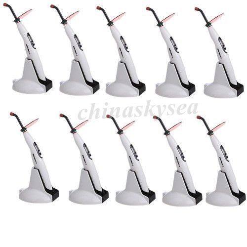 New brand 10pcs dental ce wireless cordless 1400mw led curing light lamp for sale