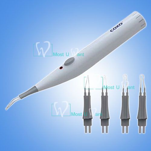 Dental coxo c-blade wireless gutta percha cutter tooth gum cutter with 4pc tips for sale