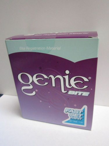Dental Genie Bite Registration Material Fast Set Mint 2x50ml Cartridges