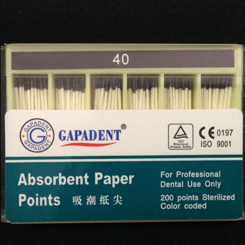 800pcs Root canal Absorbent Paper Points for professional dental 40#