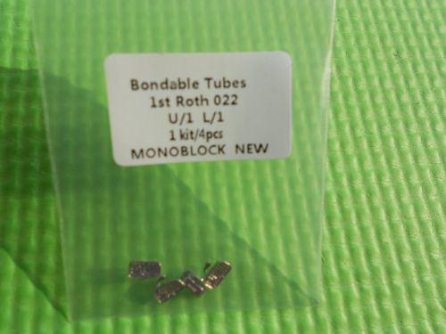 50 kits monoblock non-convertible bondable tube roth 022 1st molar buccal tubes for sale