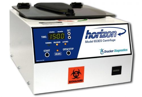 New drucker 653es 3150rpm fixed speed horizontal rotor centrifuge, 12 x (5-10ml) for sale