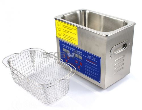 Professional new 3l stainless steel w timer ultrasonic cleaner heater for sale