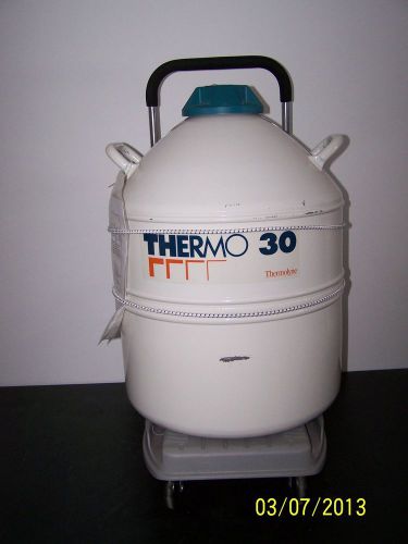 Thermolyne thermo 30 cryogenic sorage vessel  includes: wheeled cart for sale