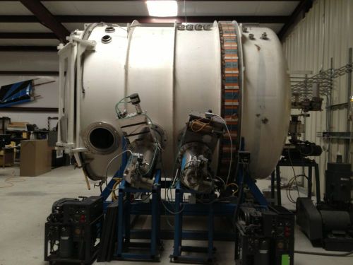 Thermal vacuum space simulation chamber system 8&#039; dia x 9&#039; deep for sale