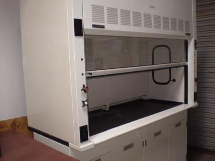 Fischer hamilton safeaire ii constant-volume/bypass laboratory fume hood thermo for sale