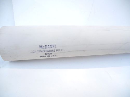 Mc danel mullite tube 2.050&#034; dia x 1.810&#034; id. high temperature for sale