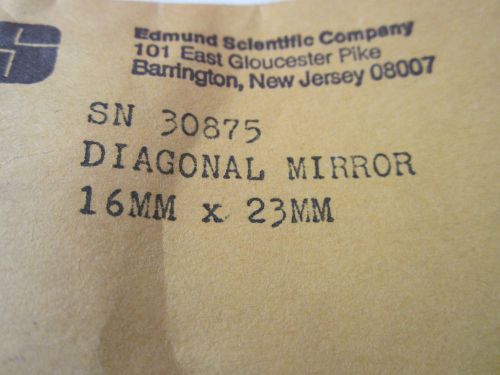 OPTICAL Diagonal mirror 16mm x 23mm  LASER OPTICS BIN#1B
