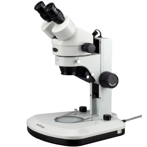 7x-45x track stand stereo zoom binocular microscope w dual led lights for sale