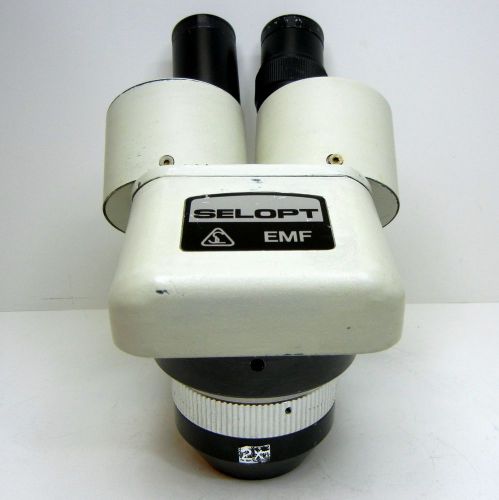 Selopt emf microscope, w10x eyes, fixed mag 20x, low power head, nice optics #59 for sale