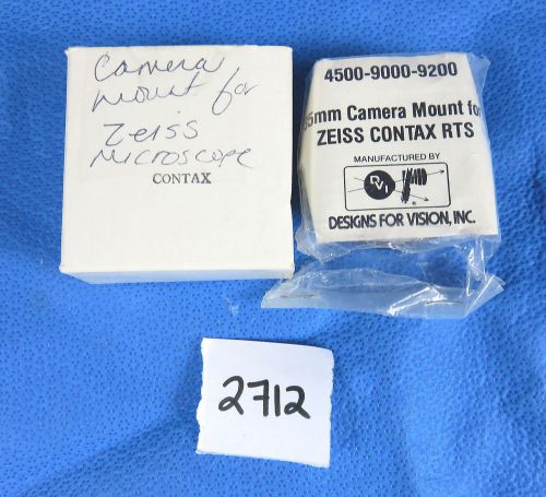 Designs for Vision 35mm Camera Mount 4500-9000-9200 Zeiss Contax RTS Microscope