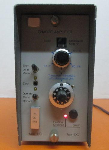 Kistler charge amplifier type 5007 for sale
