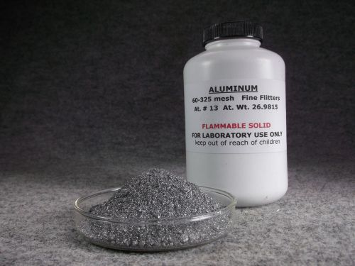 ALUMINUM Powder 8 Ounces 60-325 mesh Fine Fritters PYRO, THERMITE