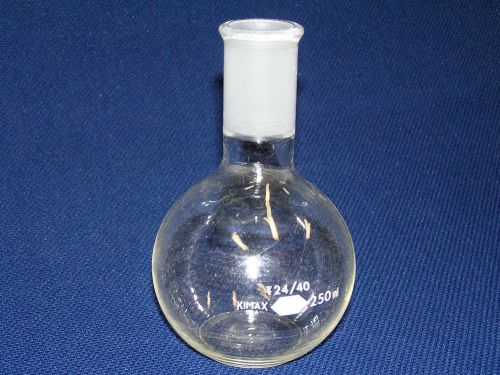 Kimax 250 ml Flat Bottom Flask, 24/40 Top Joint - Average Condition
