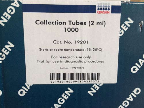 Qiagen Collection Tubes 2ml 1000 Cat #19201 Qty:50 NEW!