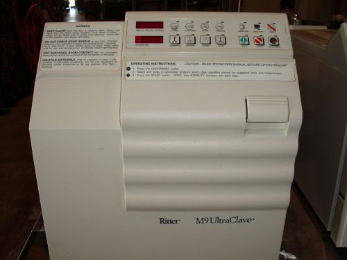 Ritter Midmark M9 Ultra Clave Sterilizer  Didage Sales Co