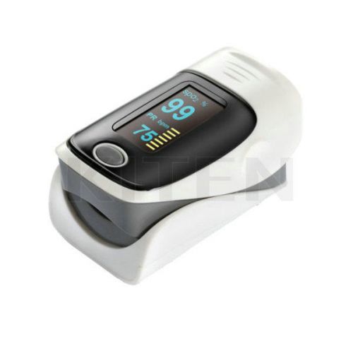 OLED Blood Oxygen Finger Pulse Oximeter Oxymeter SPO2 PR Monitor Grey New
