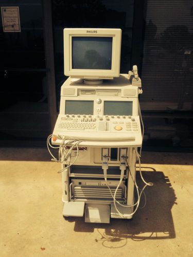 Phillips 3D Ultrasound SONO-7500 Rev D.0.2  With X4 (3D)  Cardiac Probes