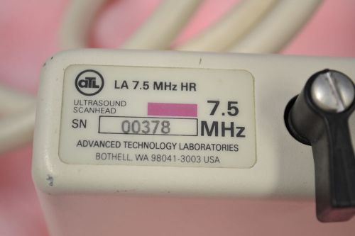 ATL LA 7.5 MHz HR Probe (L2)