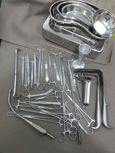 C-Section Cesarean Section Set Gynecology Surgical Instruments 54 Pieces