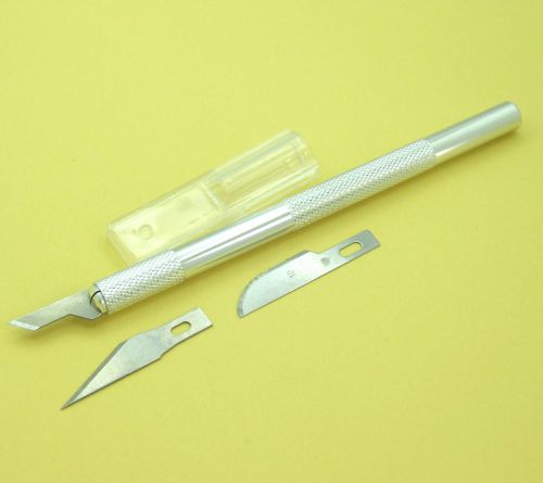 1 set Burin Aluminum Precision Knife with Precision Handle + 2 pcs Knifes Blade