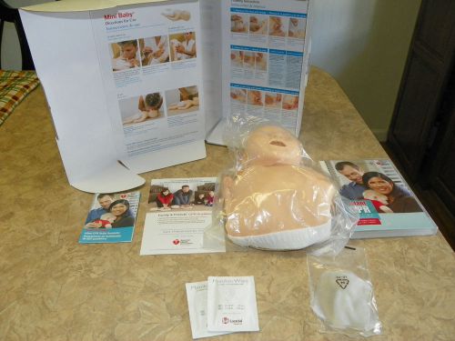 NEW INFANT CPR ANYTIME MANIKIN TRAINING BABY DOLL DVD INSTRUCTION KIT