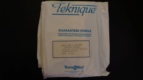 TeknaMed Teknique Surgical Sheet Drape Large Nonwoven Fabric 72x100” ~Case of 20