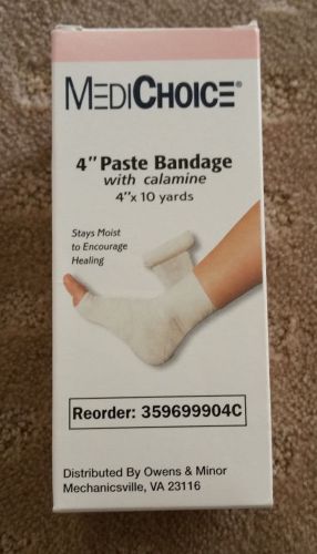 MediChoice 4&#034; Paste Bandage 4&#034; x 10yds REF: 359699904C IN DATE 2017-2019