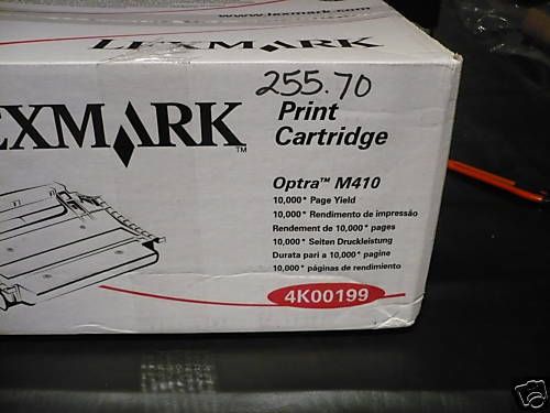 New OEM Lexmark 4K00199 Black TonerCartridge Optra M410