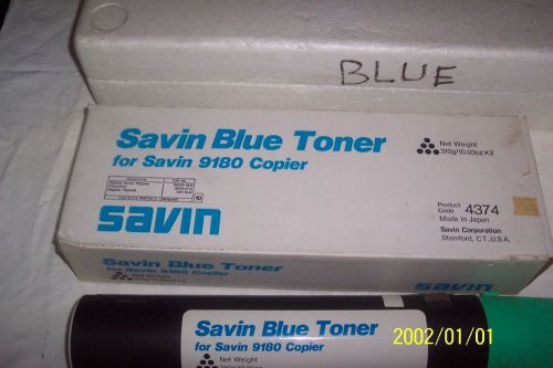 Rare, BLUE  Developer unit SAVIN A313-8108 9180 9150 9020 9022 + Toner # 4374