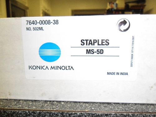 Kon.-Min. MS-5D Staple ctgs(3)#7640-0008-38 Bizhub 222-82/361-2/421/501Yield:5K