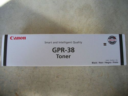 Canon GPR-38 Black Toner Cartridge GENUINE FACTORY SEALED