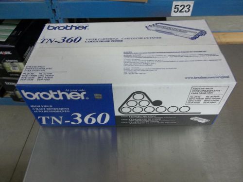 BROTHER TONER INK PRINT CARTRIDGE TN-360 BLACK HL MFC DCP 2140 7340 7030 NEW