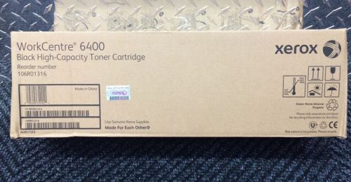 New OEM Xerox 106R01316 Workcentre 6400 – Black High-Capacity Toner Cartridge