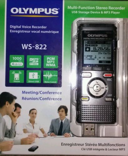 Olympus WS-822 Digital Voice Recorder with 4 GB