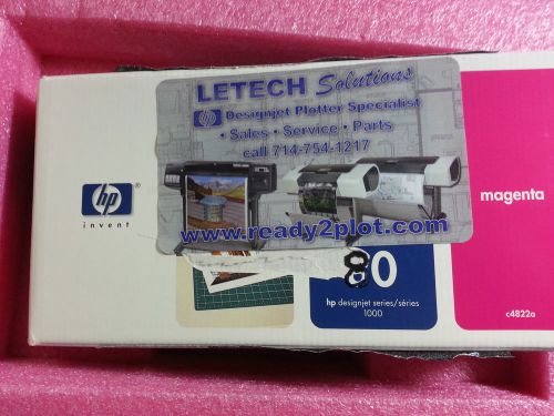 C4822a hp designjet 80 magenta printhead exp feb 2009 new sealed for sale
